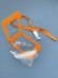 Держатель для карт с шнурком &quot;Clear color&quot;, orange (11*7 см) 