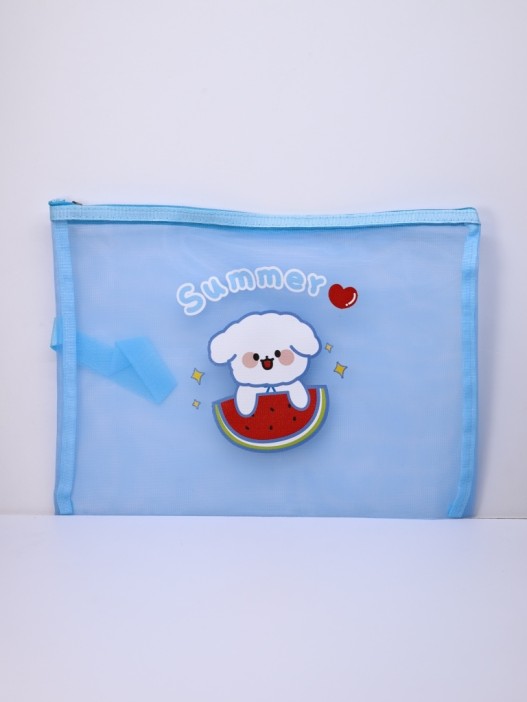 Папка пенал &quot;Watermelon summer&quot;, blue (23.5*31 см) 