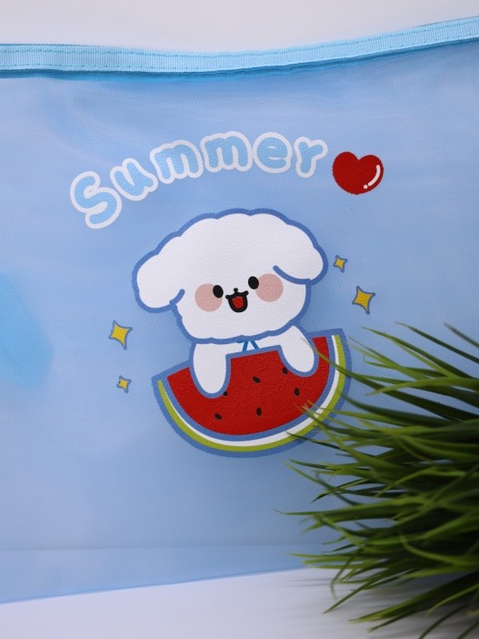 Папка пенал &quot;Watermelon summer&quot;, blue (23.5*31 см) 