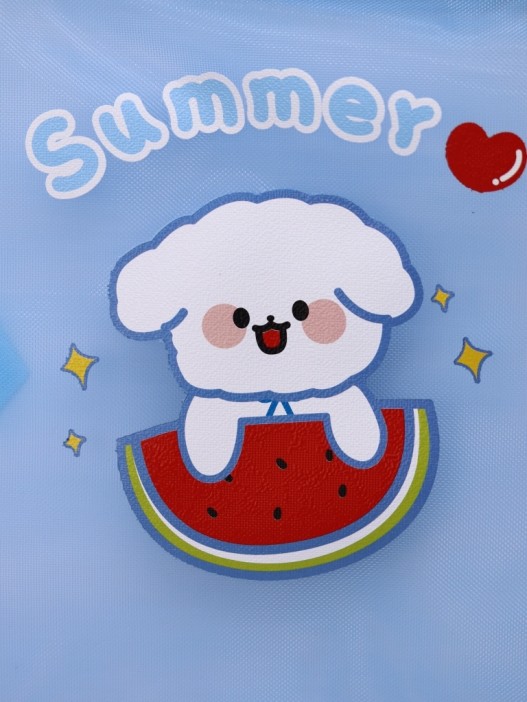 Папка пенал &quot;Watermelon summer&quot;, blue (23.5*31 см) 