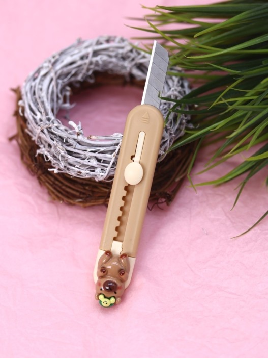 Канцелярский нож &quot;Capybara turtle&quot;, brown 