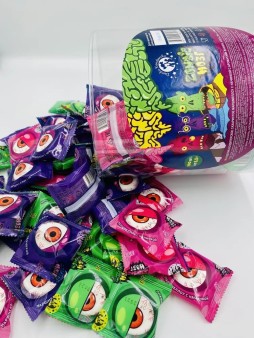 Маршмеллоу "Zombie Мозг" с ароматами апельсина, ванили (шоубокс - 100 шт.)