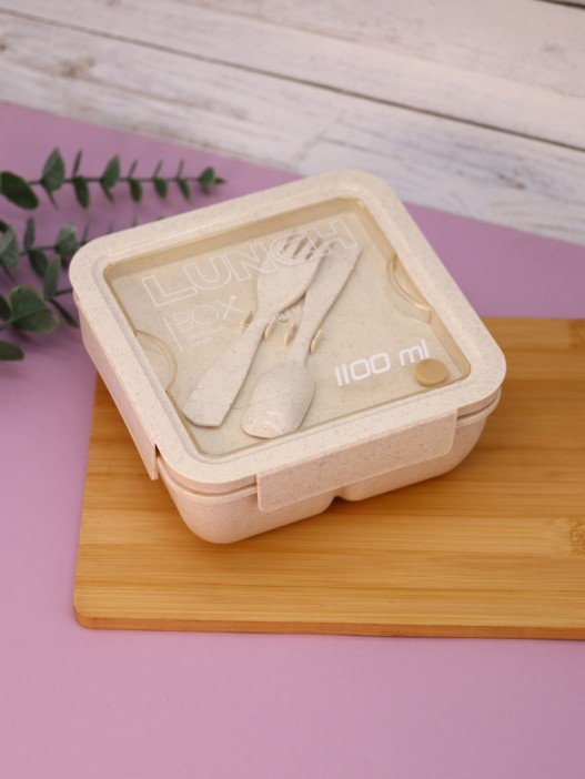 Ланчбокс &quot;Square&quot;, white (1100 мл) 