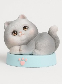 Сувенир "Отдыхающий кот", 5 см