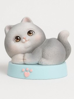 Сувенир "Отдыхающий кот", 5 см