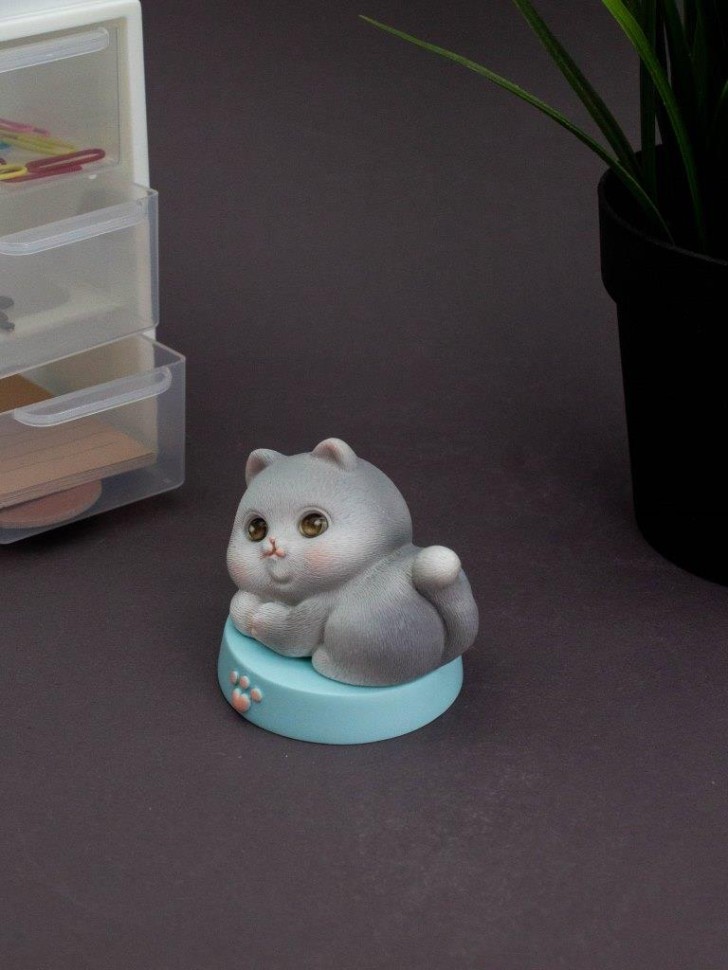 Сувенир "Отдыхающий кот", 5 см