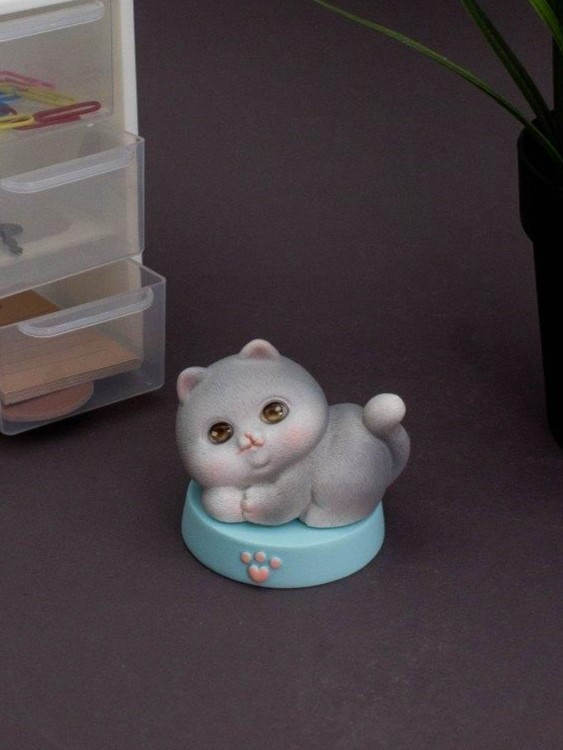 Сувенир "Отдыхающий кот", 5 см