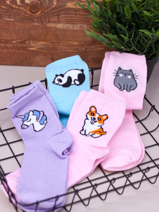 Носки женские iLikeGift &quot;Panda&quot;, р. 35-40 