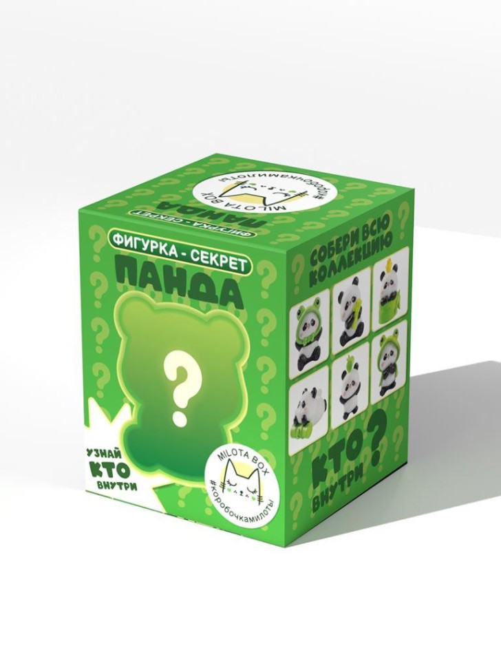 Комплект фигурок-секрет MilotaBox, 16шт., цветной шоу-бокс, микс