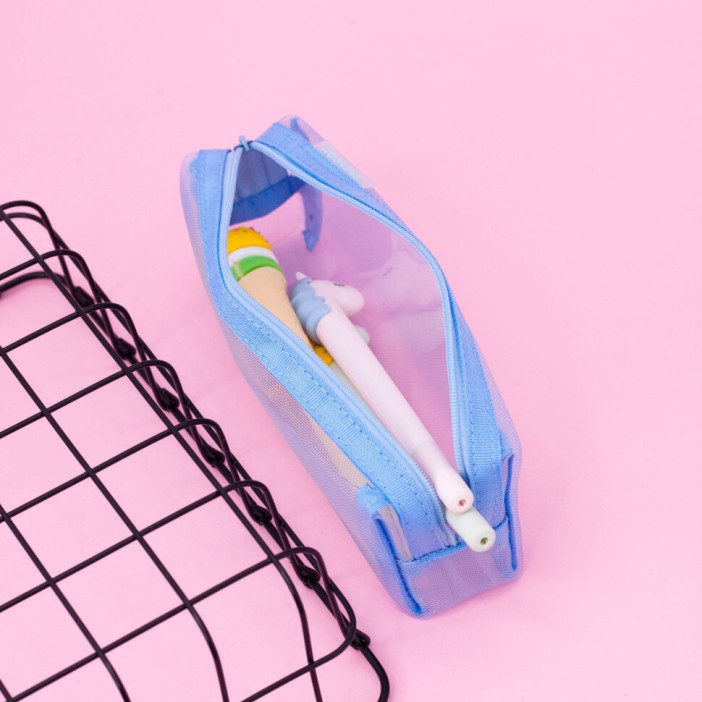 Пенал "Transparent", blue 