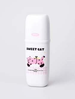 Контейнер для зубных щеток / кистей "Nice plaid", pink, пластик (7*5*20.5 см)