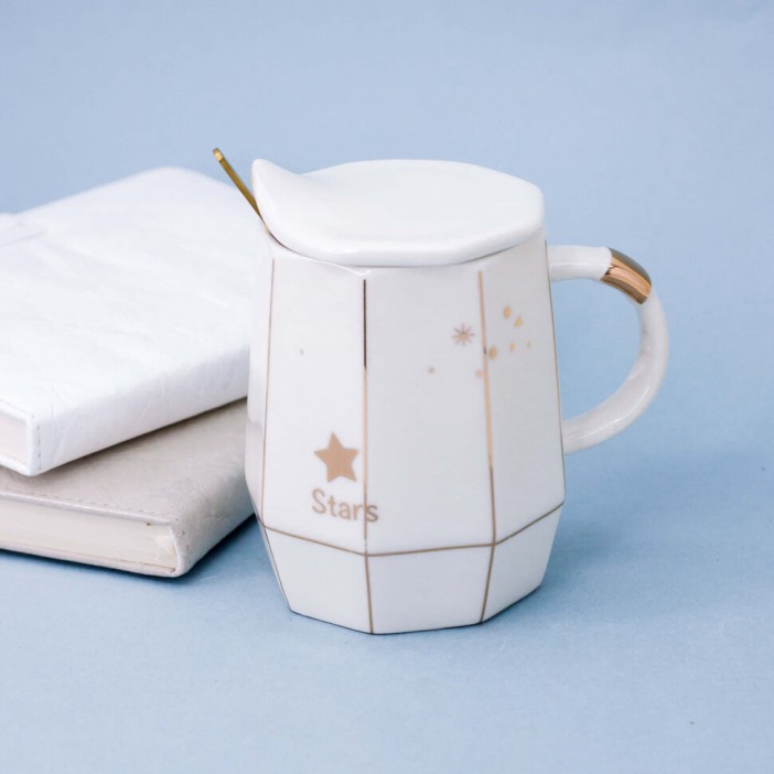 Кружка "Line Stars", white 