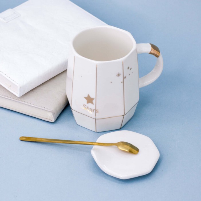 Кружка "Line Stars", white 