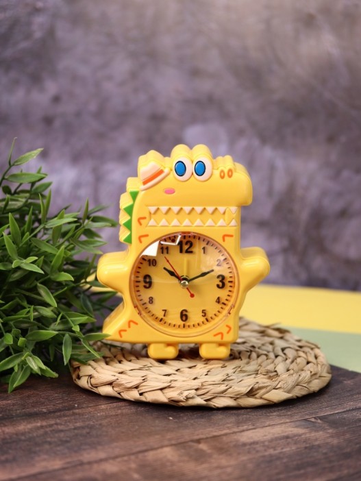 Часы-будильник «Funny crocodile», yellow (15,5х1,5 см) 