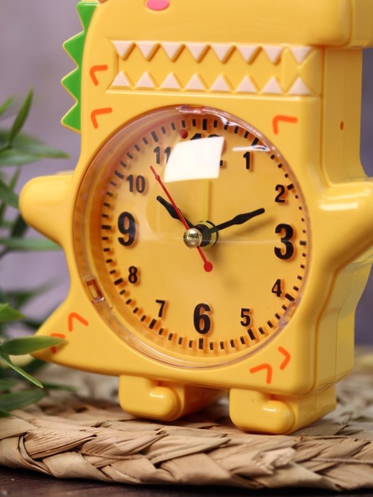 Часы-будильник «Funny crocodile», yellow (15,5х1,5 см) 