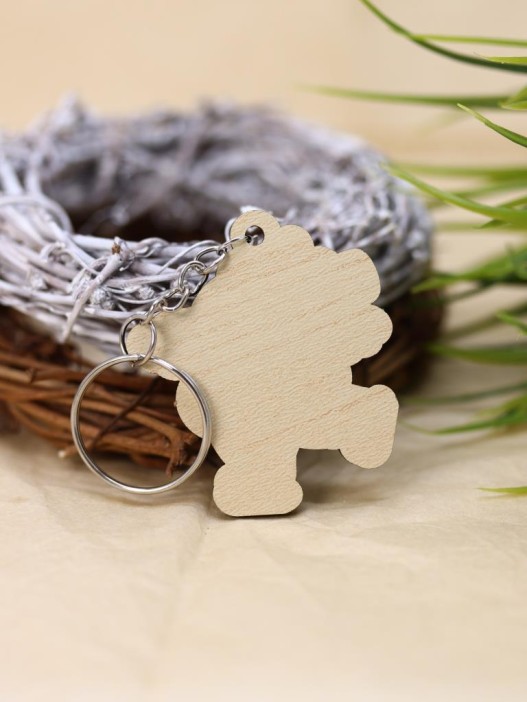 Брелок ECO из дерева &quot;Хо-хо-хо&quot; 