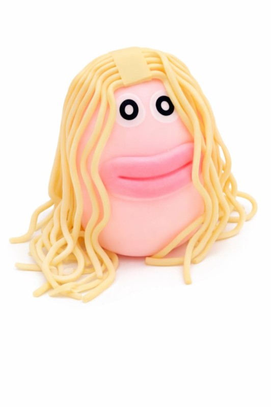 Мялка - антистресс "Beautiful monster", pink-yellow 