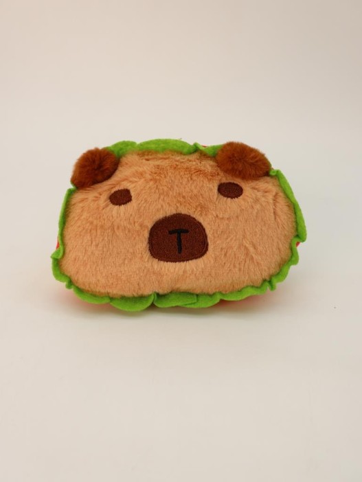 Плюшевый брелок - кошелек &quot;Capyhamburger&quot;, mix 