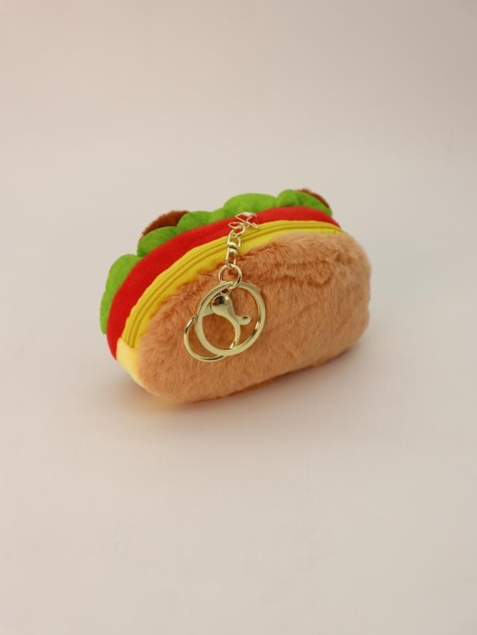 Плюшевый брелок - кошелек &quot;Capyhamburger&quot;, mix 