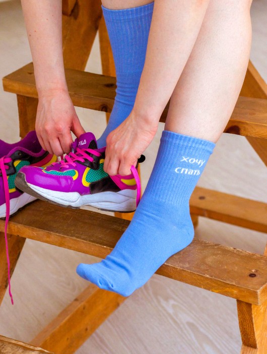 Носки женские &quot;Хочу спать&quot;, р. 35-40 