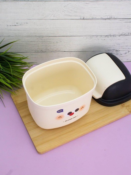 Мусорное ведро настольное «Delicious food», white (17*16.5 см) 