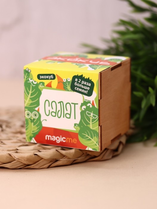 Набор для выращивания &quot;Экокуб Magicme &quot;Салат&quot; 