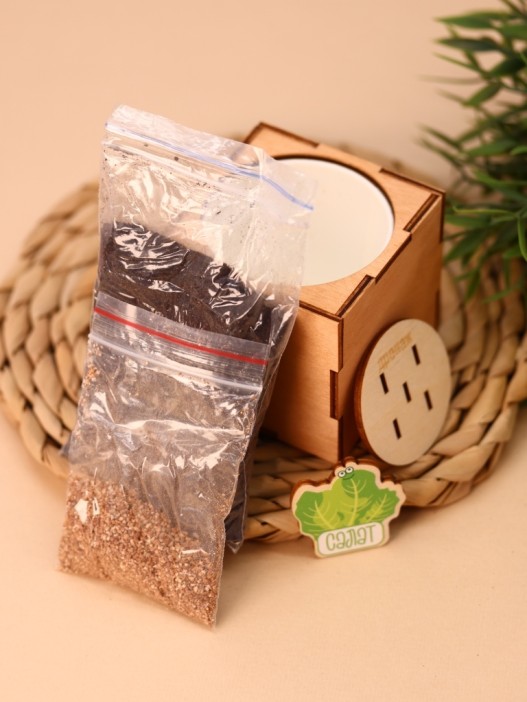 Набор для выращивания &quot;Экокуб Magicme &quot;Салат&quot; 