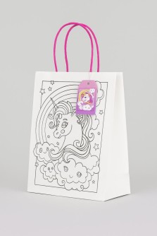 Пакет подарочный крафтовый «Coloring book», smile cloud (26*32*12)