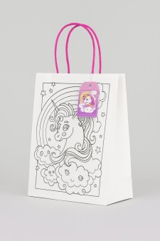 Пакет подарочный крафтовый «Coloring book», smile cloud (26*32*12)