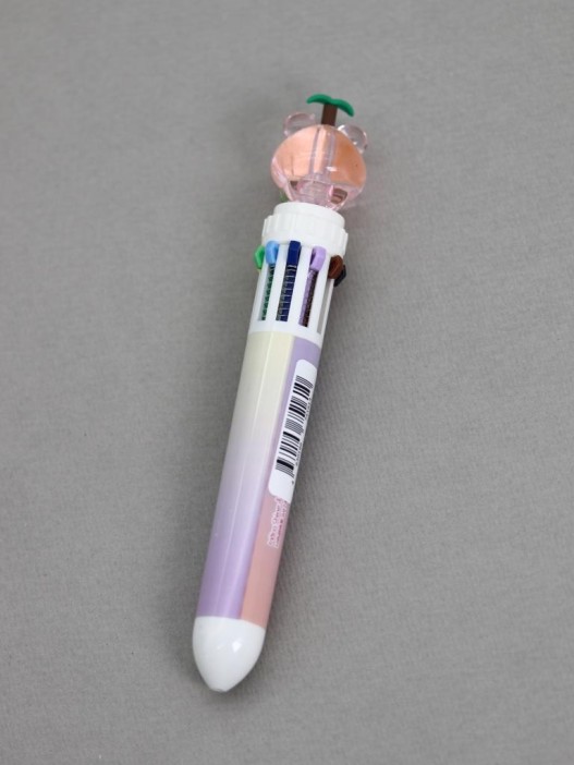 Разноцветная ручка 10 в 1 &quot;Crystal Dudu Bear, purple pen&quot; 