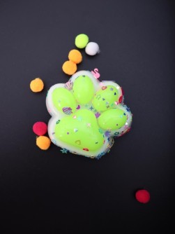 Мялка - антистресс «Нежная Таба ЛАПКА», жёлтая