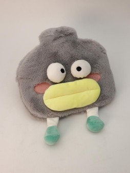 Грелка плюшевая "Weirdos", gray, 1000 мл (20*20 см)