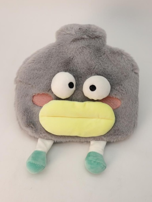 Грелка плюшевая &quot;Weirdos&quot;, gray, 1000 мл (20*20 см) 