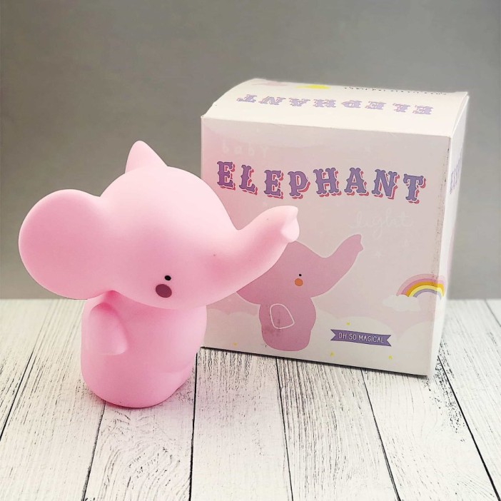 Ночник "Слоник", pink 
