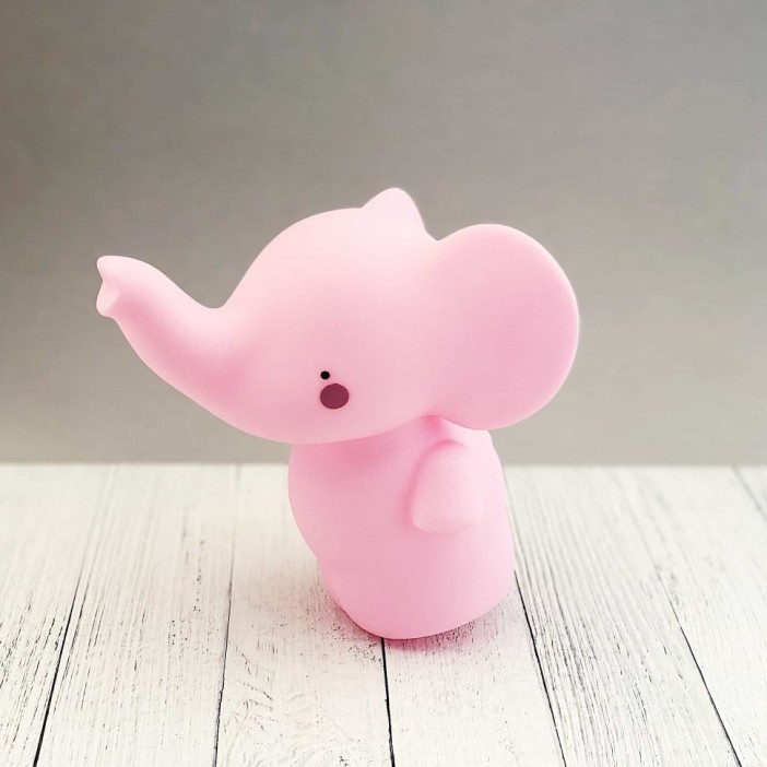 Ночник "Слоник", pink 