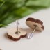 Серьги ECO из дерева TWO FROGS 