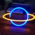 Неоновый подвесной ночник «Planet», USB, свечение mix (35х13 см) 