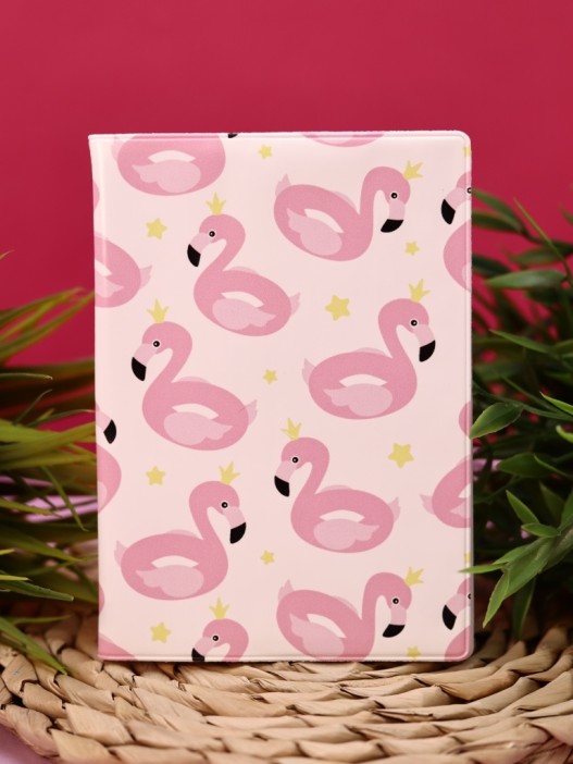ОБЛОЖКА ДЛЯ ПАСПОРТА Flamingo Queen, плотность 600 мкм 