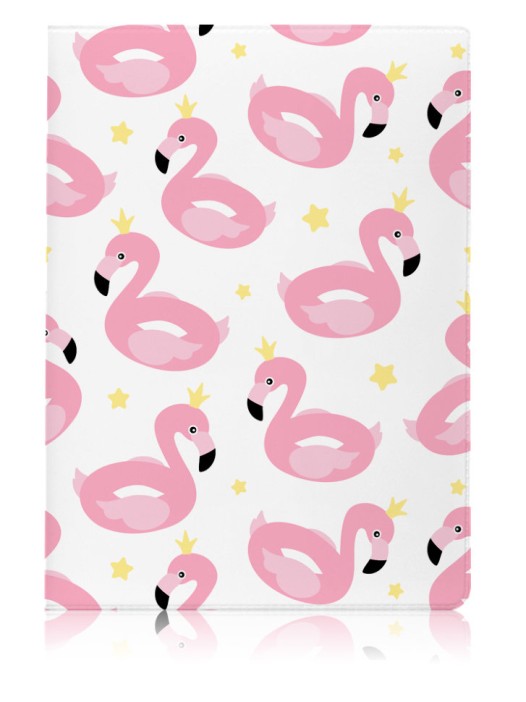 ОБЛОЖКА ДЛЯ ПАСПОРТА Flamingo Queen, плотность 600 мкм 