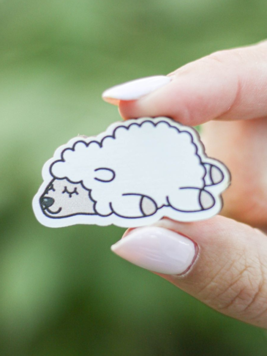 Значок Спящая овца 