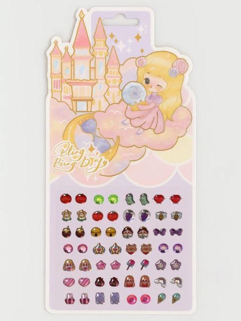 Наклейки для ушей &quot;Princess nails&quot; (11,5*24 см) 
