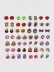 Наклейки для ушей &quot;Princess nails&quot; (11,5*24 см) 