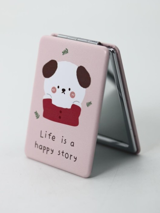 Зеркало &quot;Life is a happy story&quot;, purple 