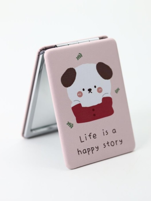 Зеркало &quot;Life is a happy story&quot;, purple 