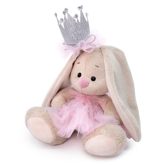 Мягкая игрушка &quot;Зайка Ми с короной (малыш)&quot; (15 см) 