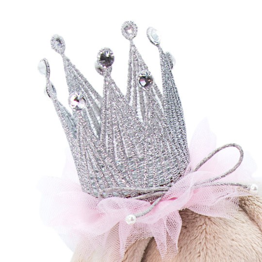 Мягкая игрушка &quot;Зайка Ми с короной (малыш)&quot; (15 см) 