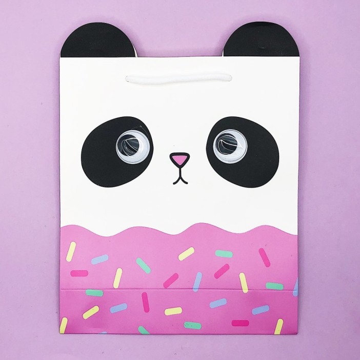 Подарочный пакет &quot;Panda cake&quot; (24*21*8) 