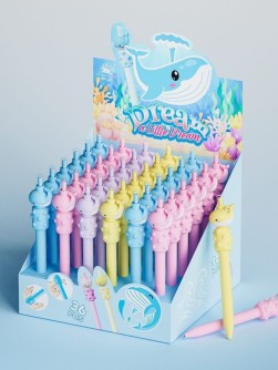 Ручка "Dream whale", mix, шоу-бокс 36 шт.
