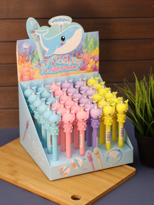 Ручка &quot;Dream whale&quot;, mix, шоу-бокс 36 шт. 
