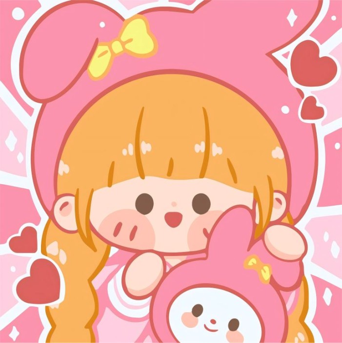 Картина по номерам на подрамнике Draw Me! «Red-haired girl», (20*20 см) 